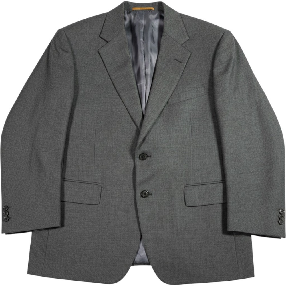 Brooks Brothers Brooksease Blazer Mens 40S Gray Glen Plaid Worsted Wool Made USA